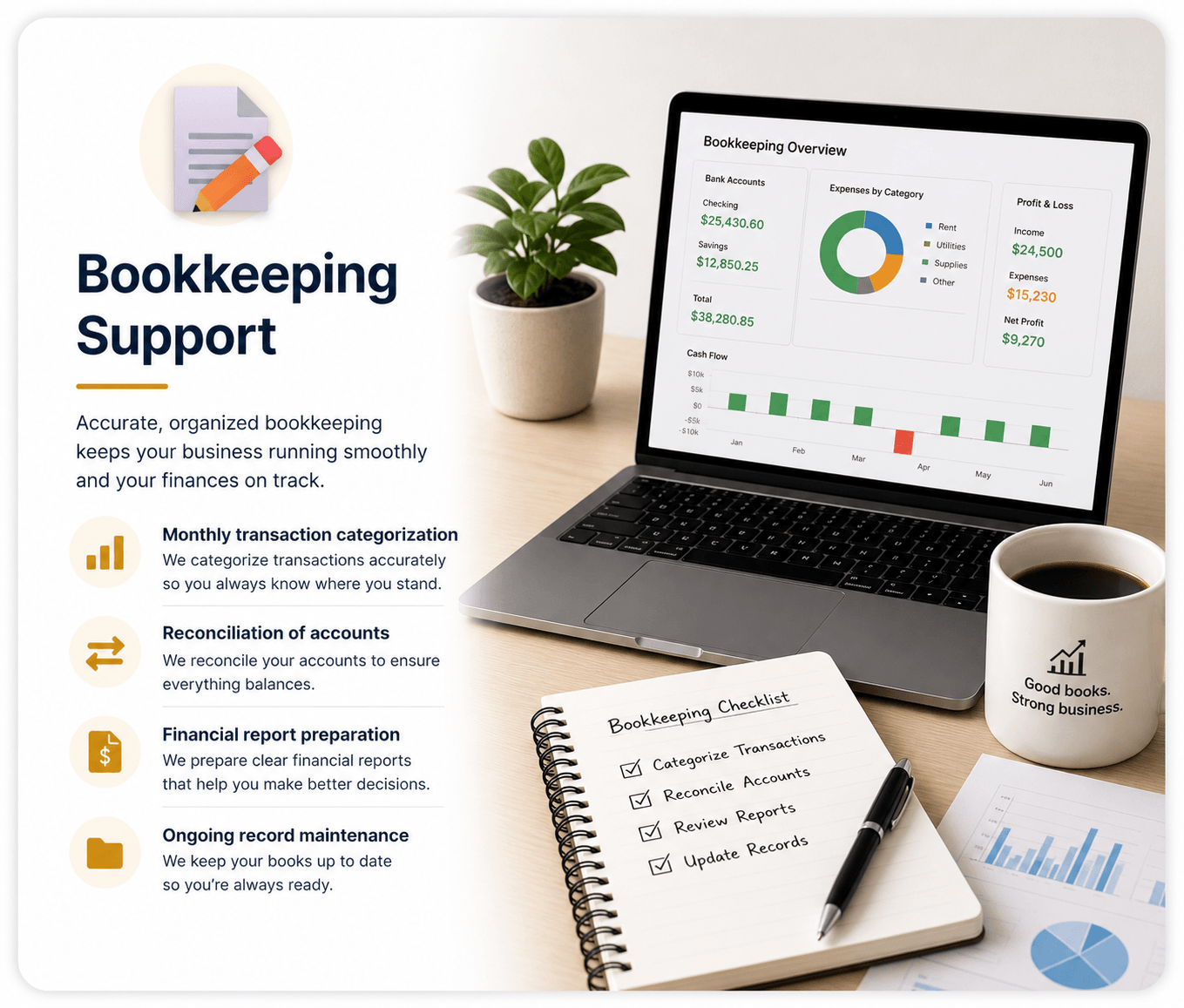 Bookkeeping Support