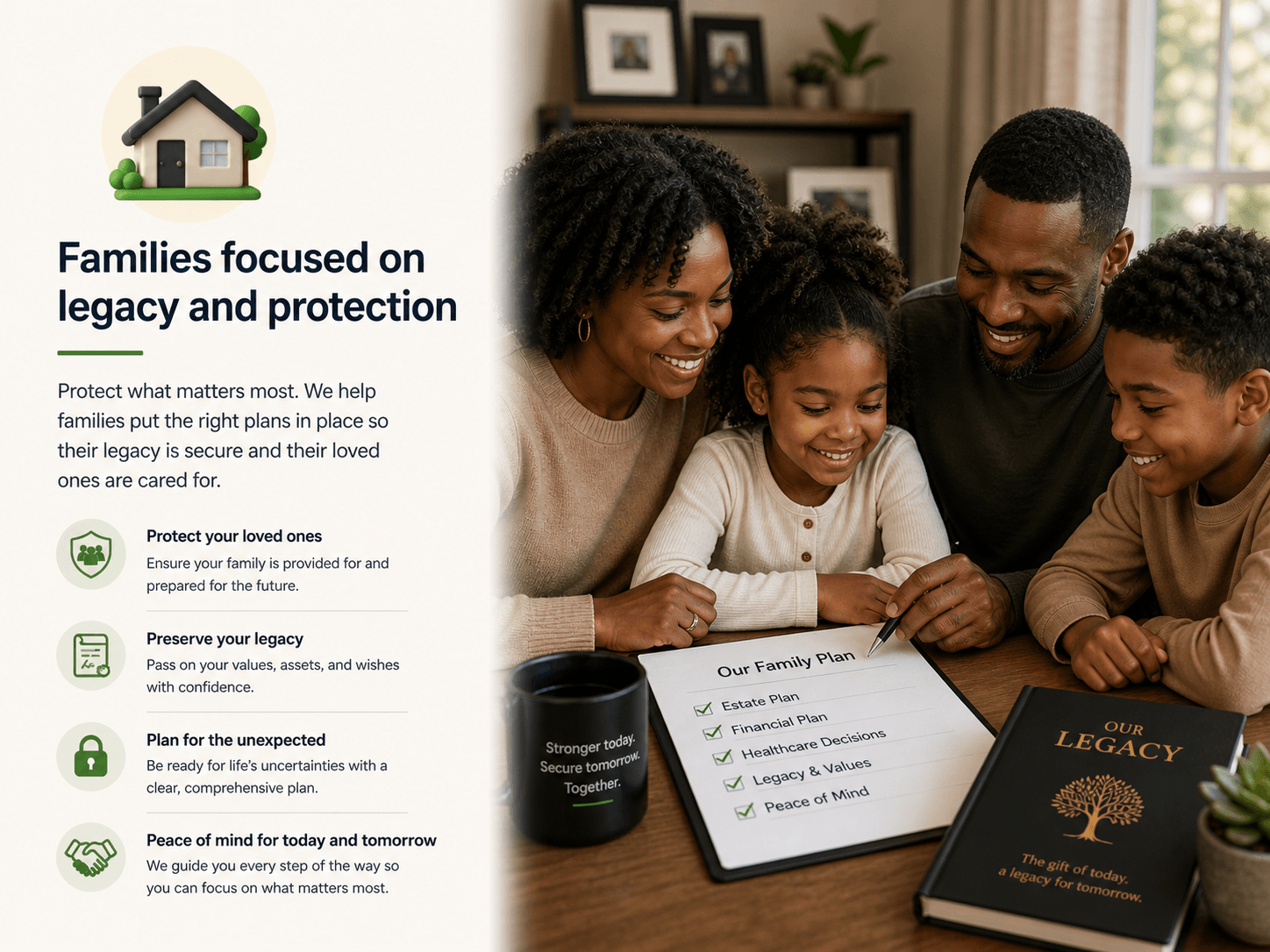 Families focused on legacy and protection