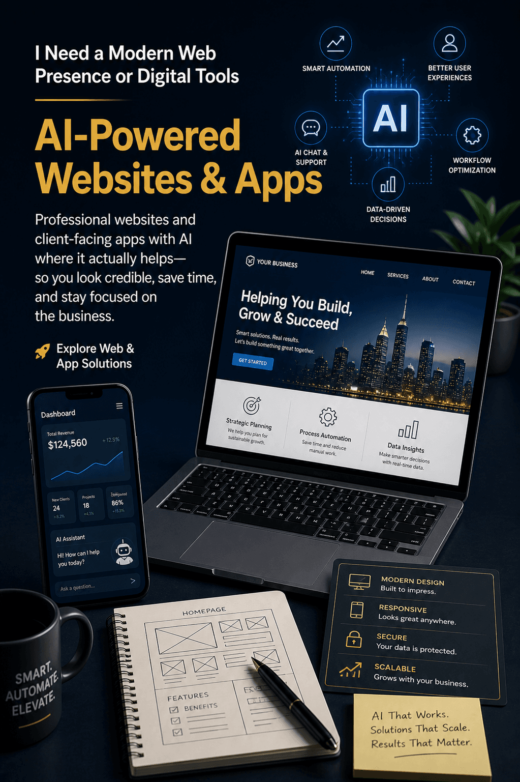 AI-Powered Websites and Apps