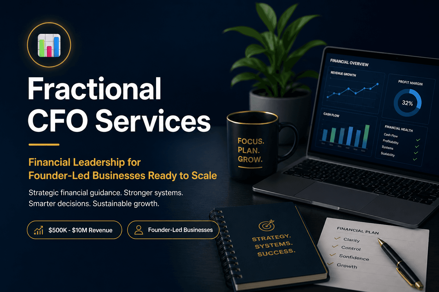 Fractional CFO Services — financial leadership for founder-led businesses